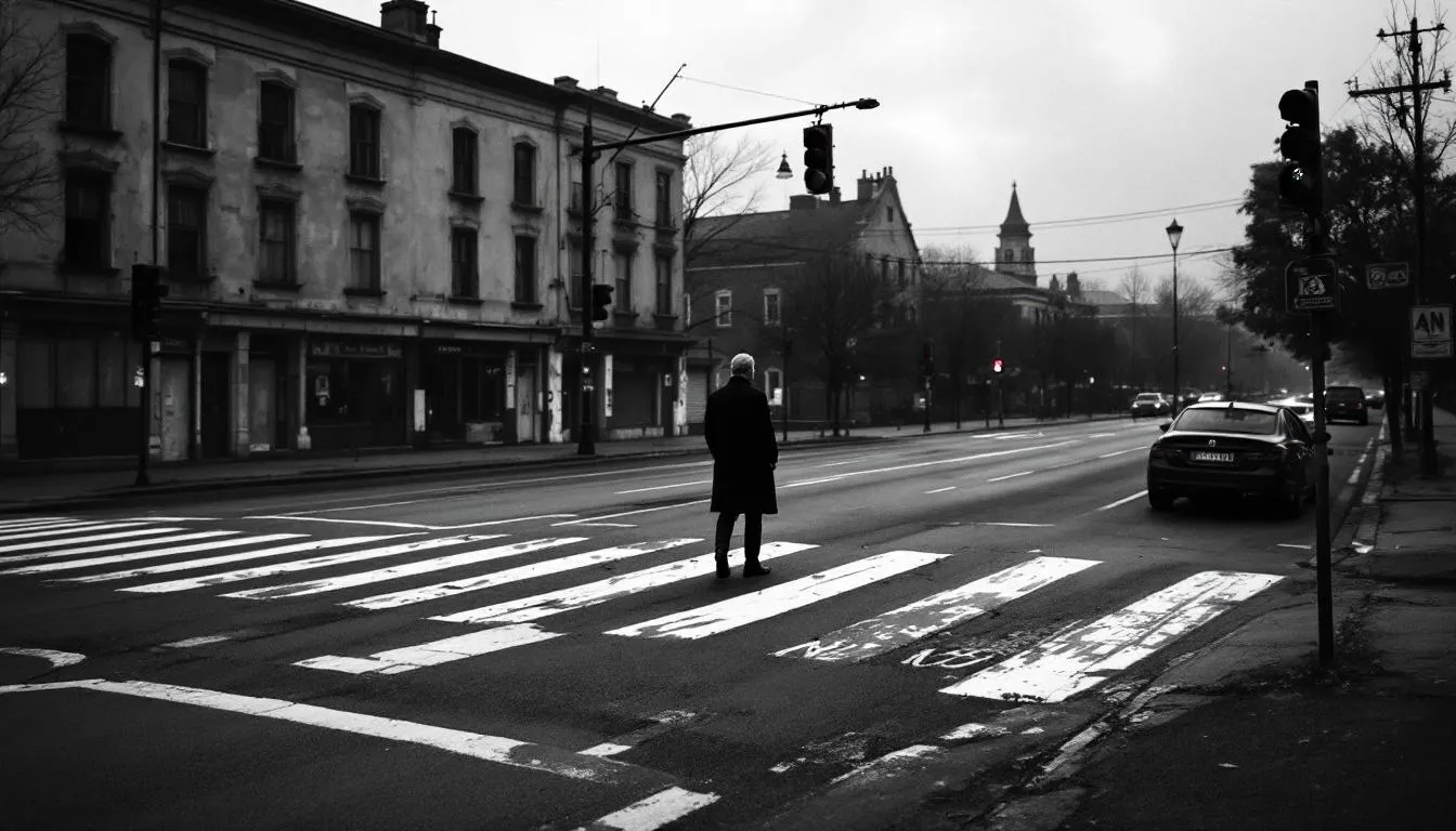 Pedestrian crossing laws in Oregon.