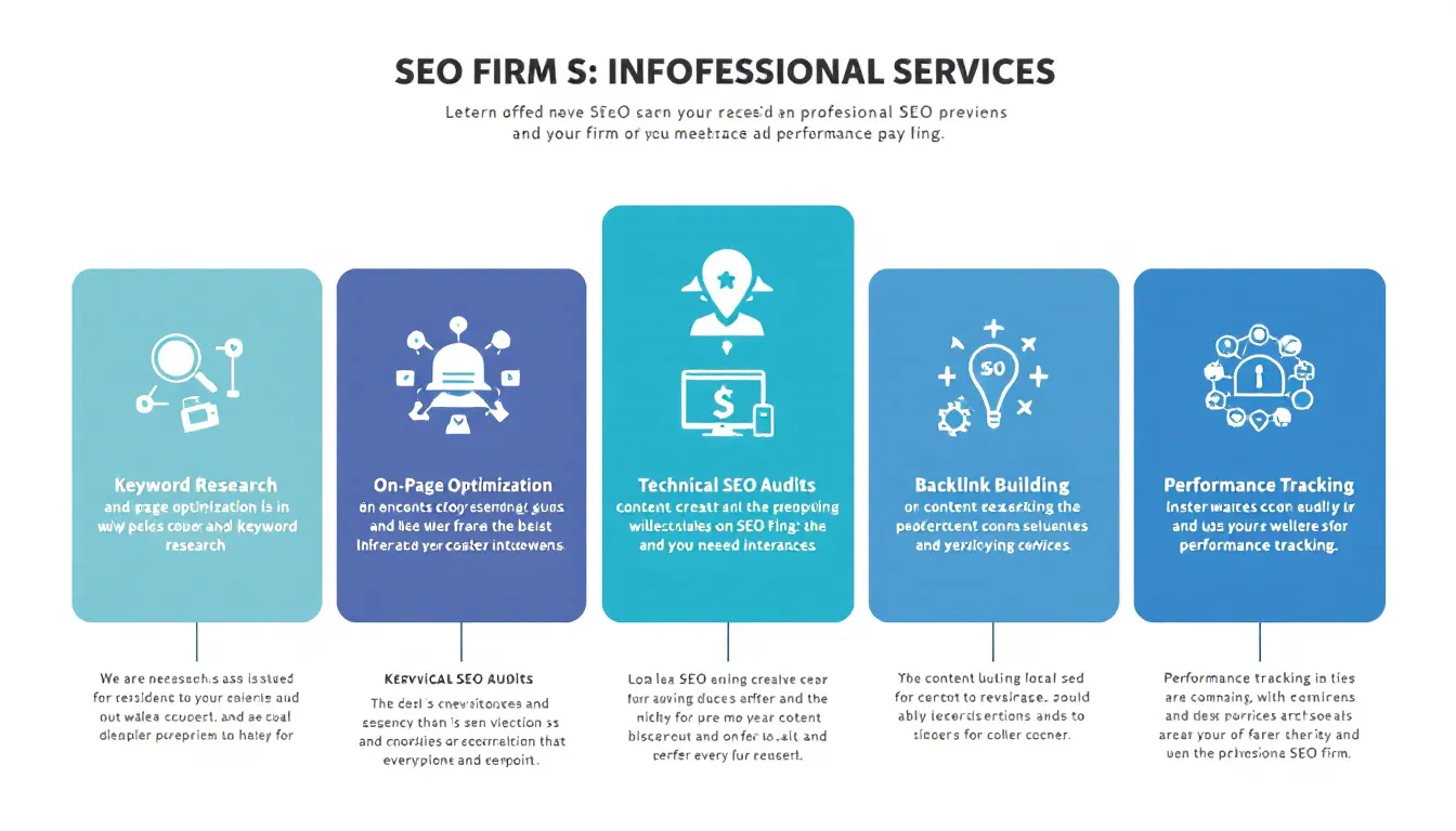 The image depicts a professional SEO agency team collaborating on a digital marketing strategy, showcasing various SEO services such as keyword research, technical SEO audits, and content marketing to enhance search engine visibility and improve organic traffic for clients. The atmosphere is dynamic, reflecting the agency's commitment to achieving high search rankings and driving business performance through tailored SEO campaigns.