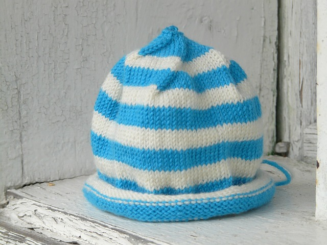 ciepła zimowa czapka dla niemowlaka