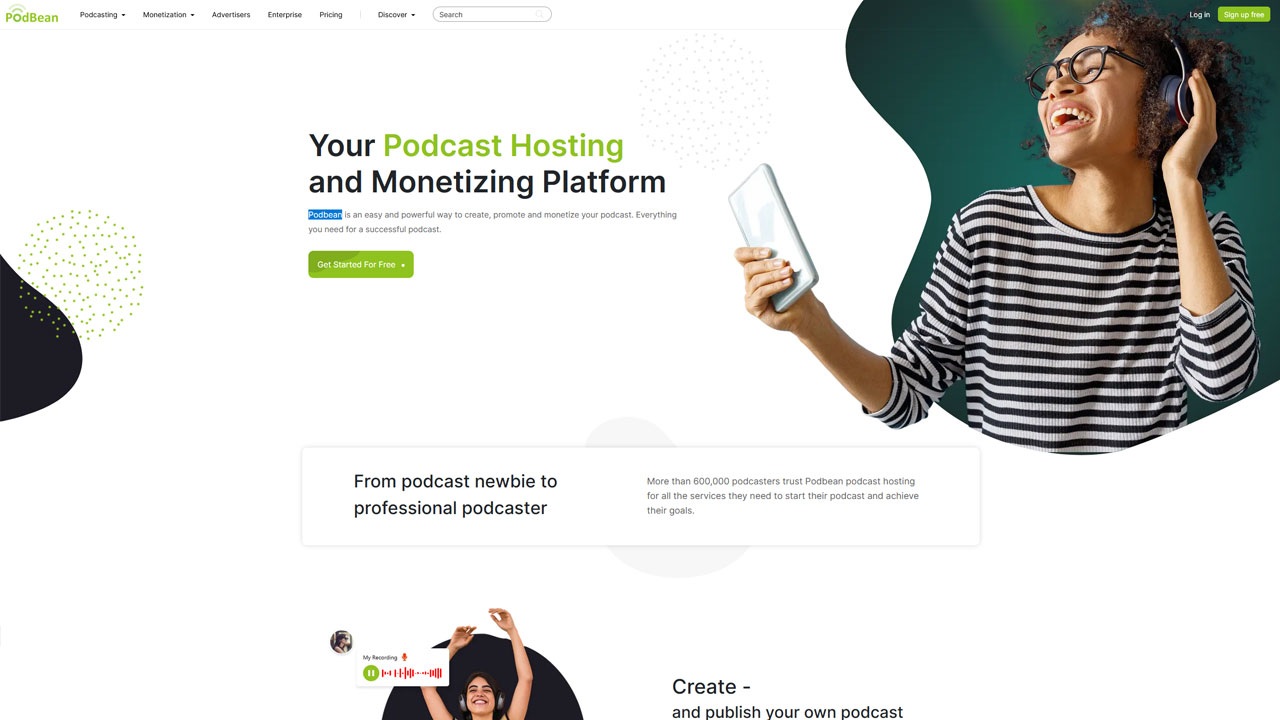 Podbean - Best Podcast Hosting Platforms
