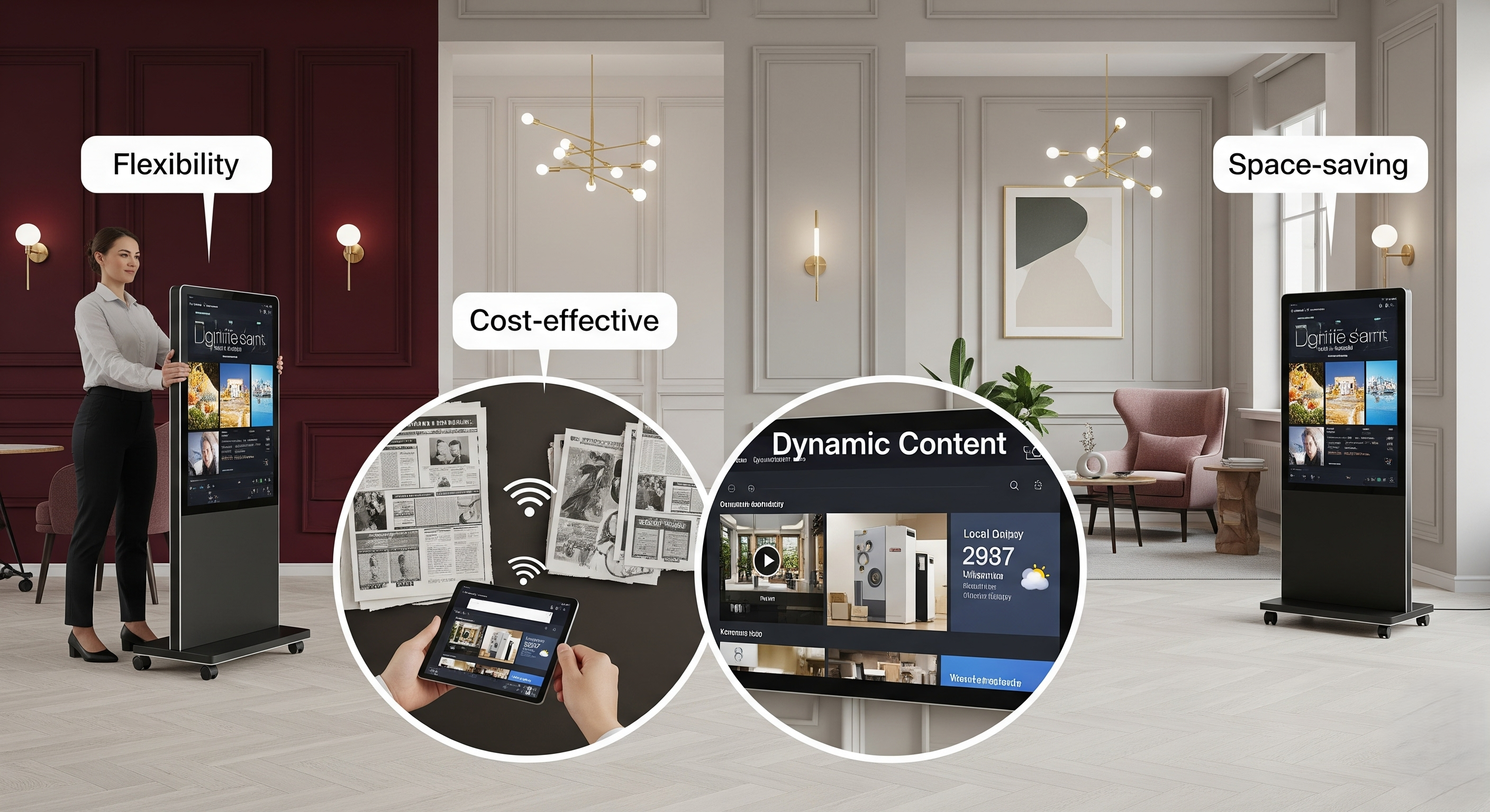 the benefits of portable digital signage