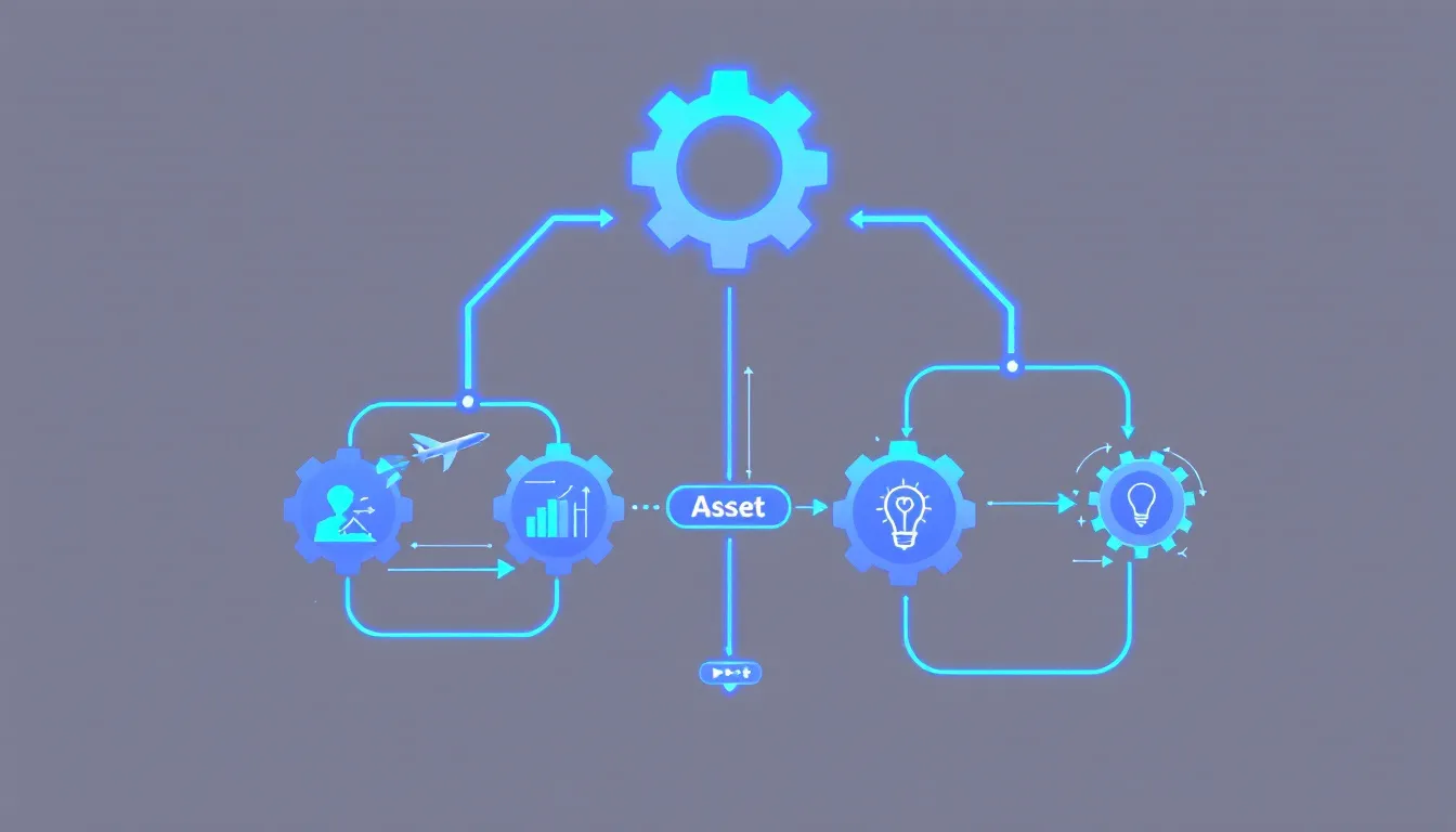 A flowchart depicting strategies for overcoming challenges in fixed asset management.