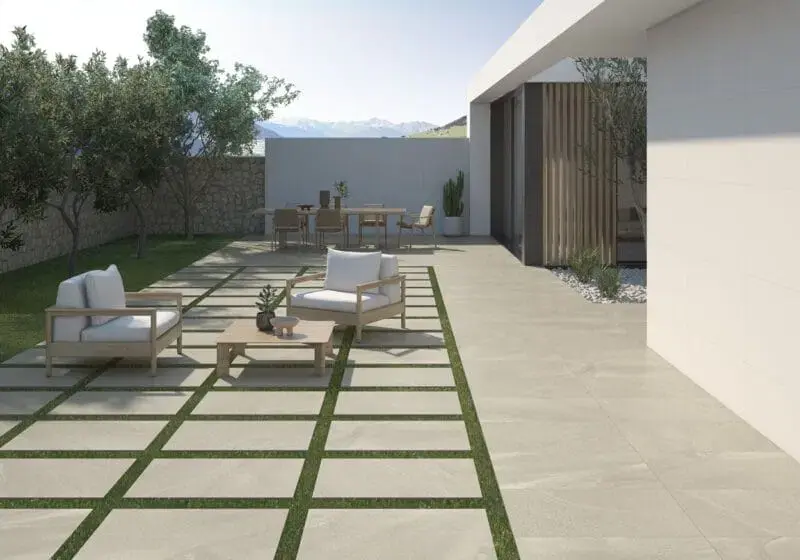 Burlingstone Marfil Beige 20mm Outdoor Porcelain Tile (90×60cm). When deciding tiles for your space, it’s important to take into account factors such as room size, lighting, and overall design style.