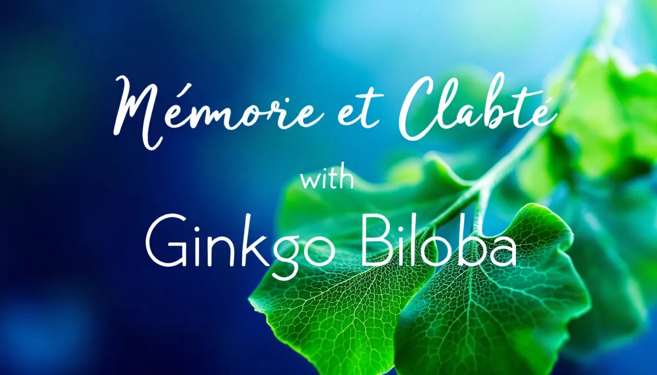 Top Supplements That Boost Brain Function: What You Need to Know 2 A close-up of ginkgo biloba leaves with a blurred background, representing memory enhancement.