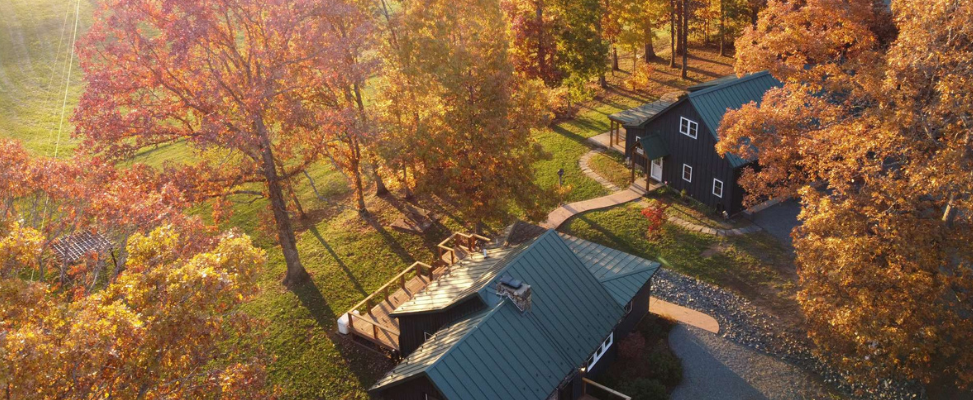 A luxurious cabin in Charlottesville, VA, offering the perfect base for exploring the things to do in Charlottesville VA.