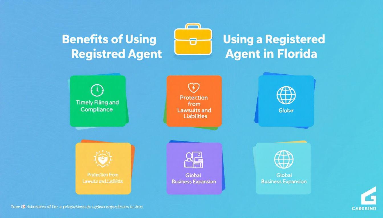 Benefits of using a professional registered agent service.