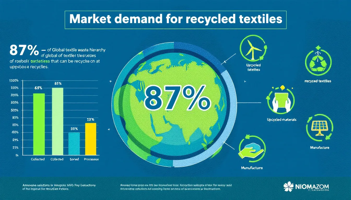 Market demand for recycled textiles.