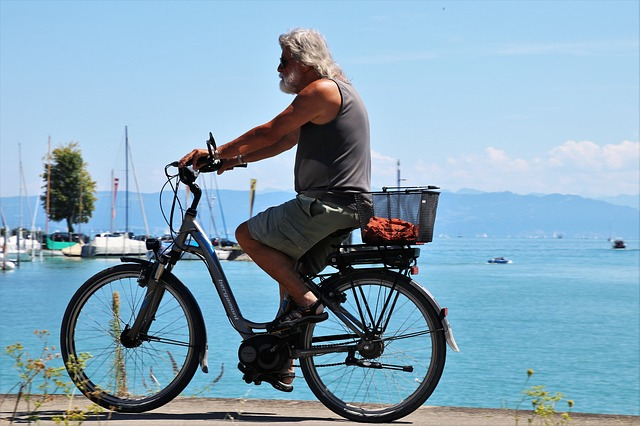 bike, active recreation, beach
