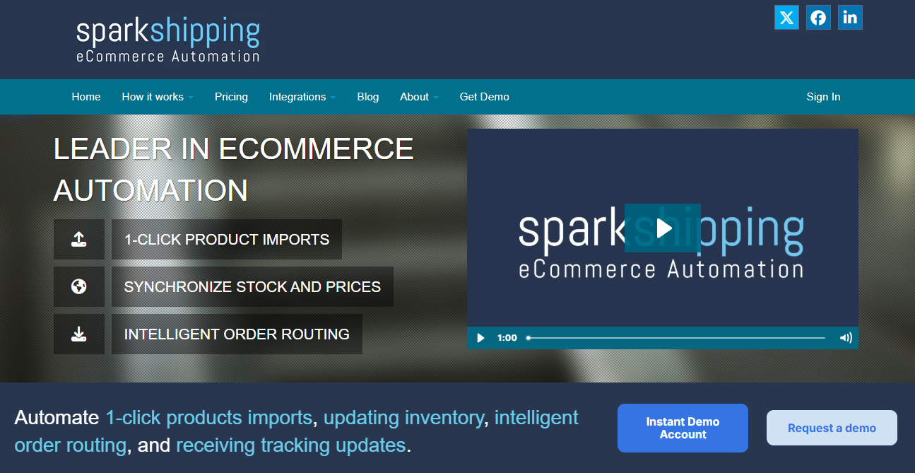 use spark shipping to promote your inventory