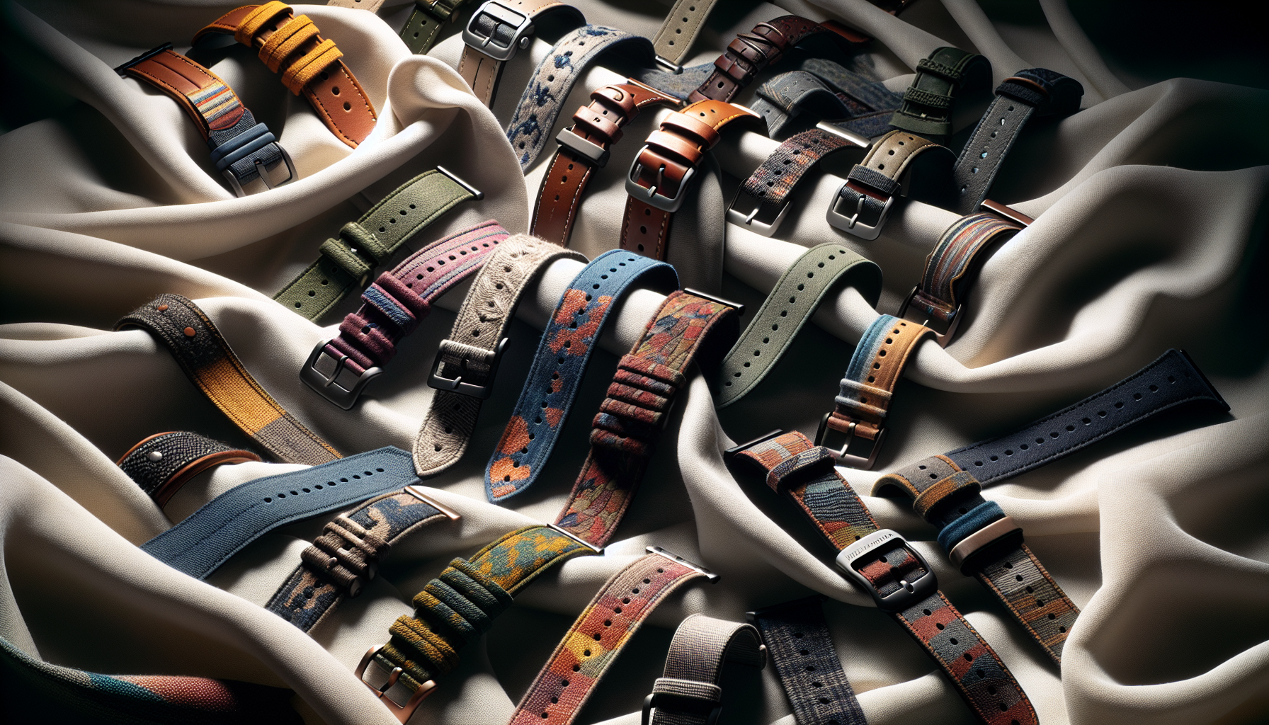 Stylish canvas watch straps perfect for elevating your style.