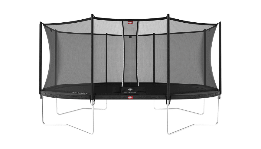 duża trampolina dla rodzeństwa