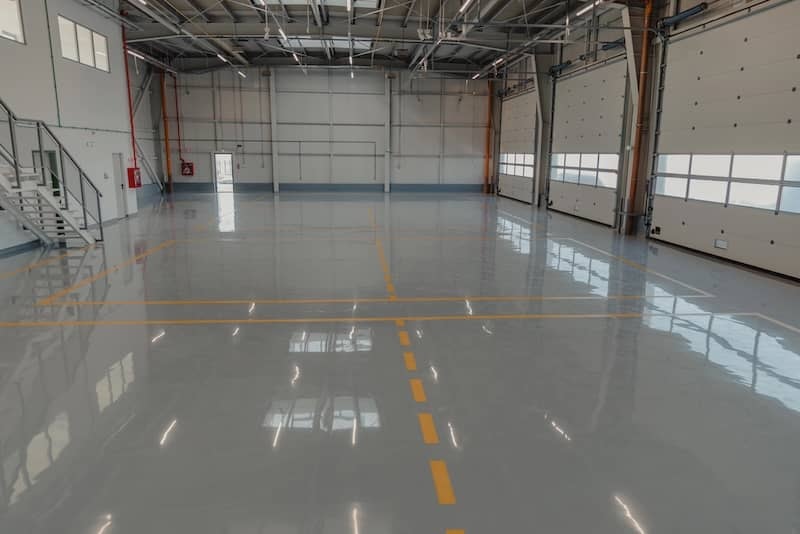 industrial applications using industrial epoxy flooring