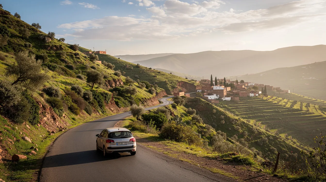 Car rental Akchour: reach the waterfalls from Chefchaouen