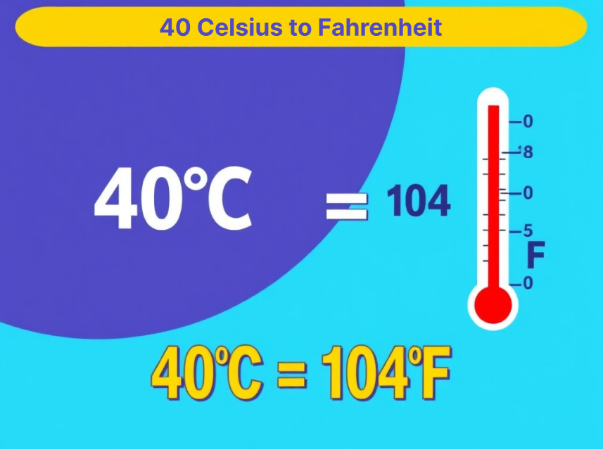 40 Celsius to Fahrenheit: Solved Answer, 40C to F Conversion [2025 Ultimate Guide]