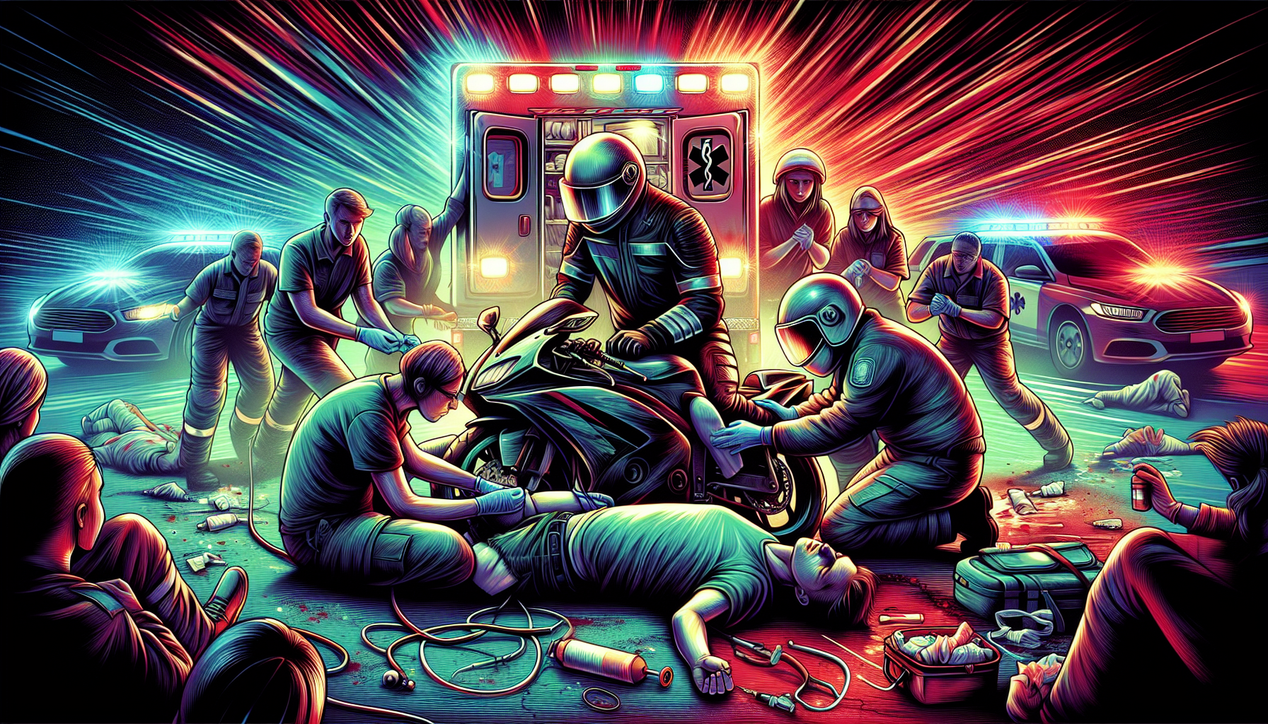 Seeking immediate medical attention after a motorcycle accident