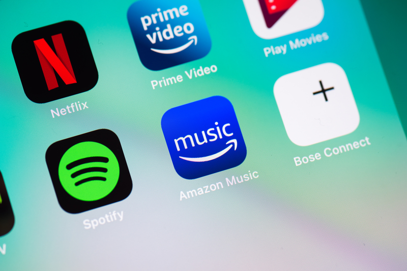 Amazon Music for Artists app interface with real-time stats and fan engagement tools