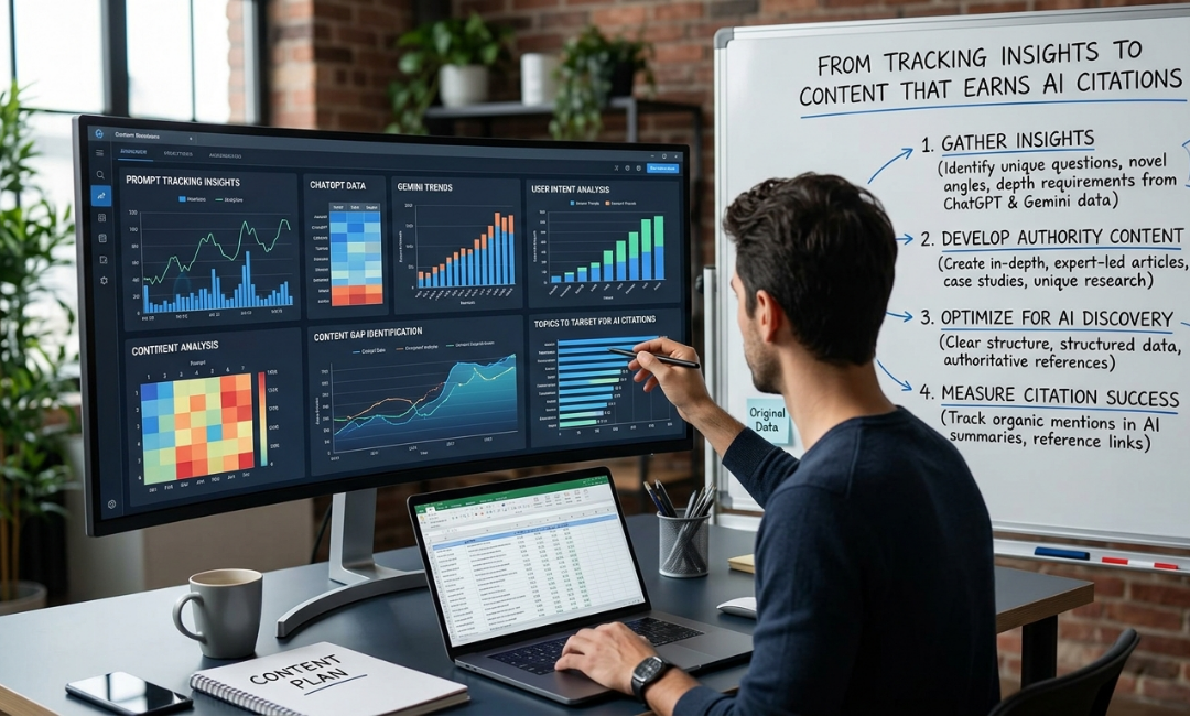 How to Turn Tracking Insights Into Content That Earns AI Citations