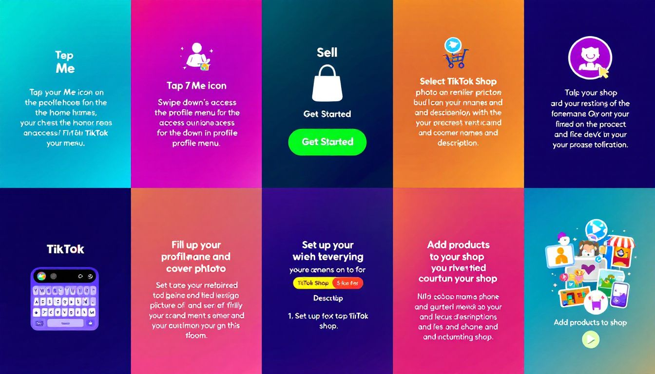 Step-by-step guide to setting up a TikTok Shop Seller Center account.