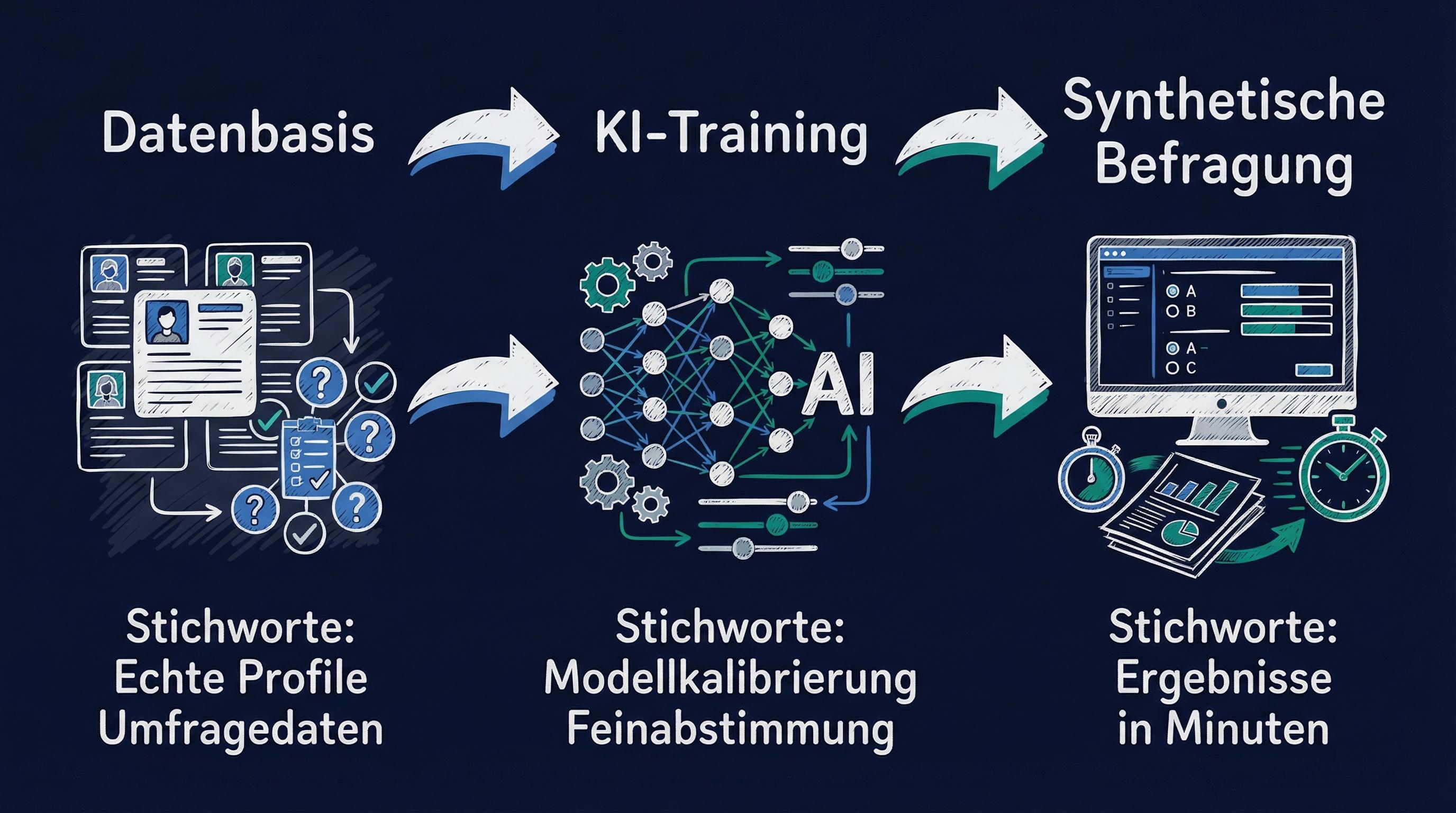 Traditionelle Panels vs. AI-generierte Panels - Infographic