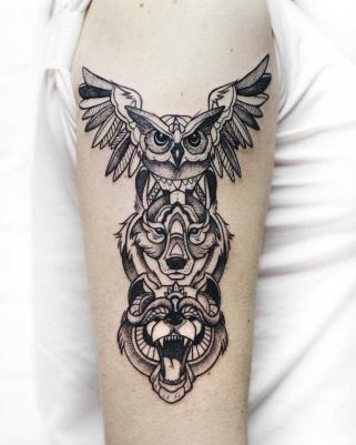 Spirit animal tattoo