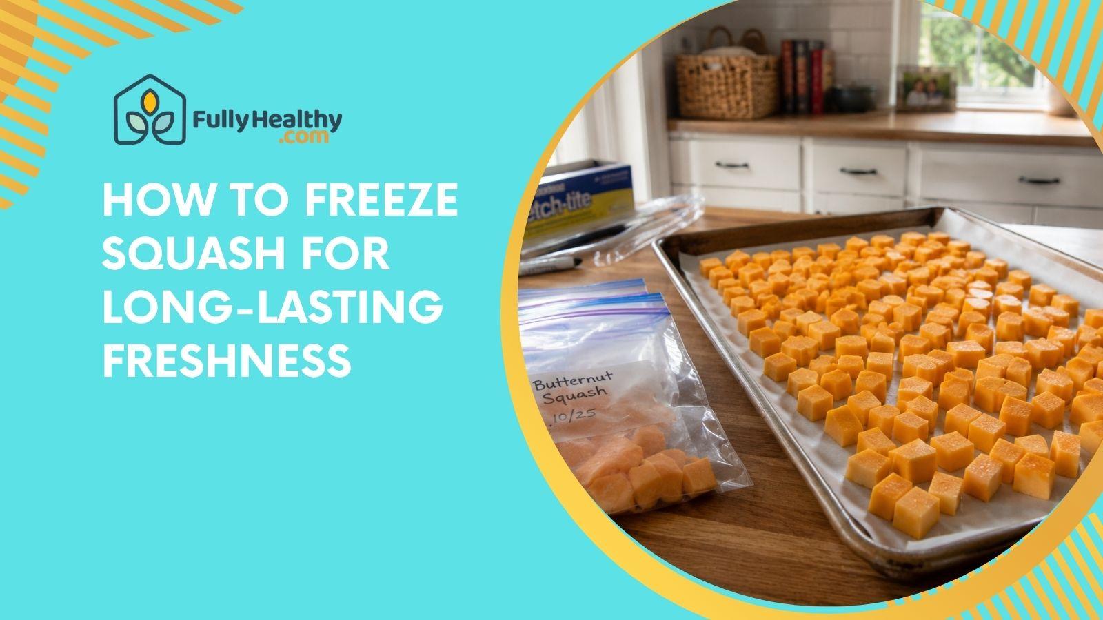 How To Freeze Squash For Long-Lasting Freshness