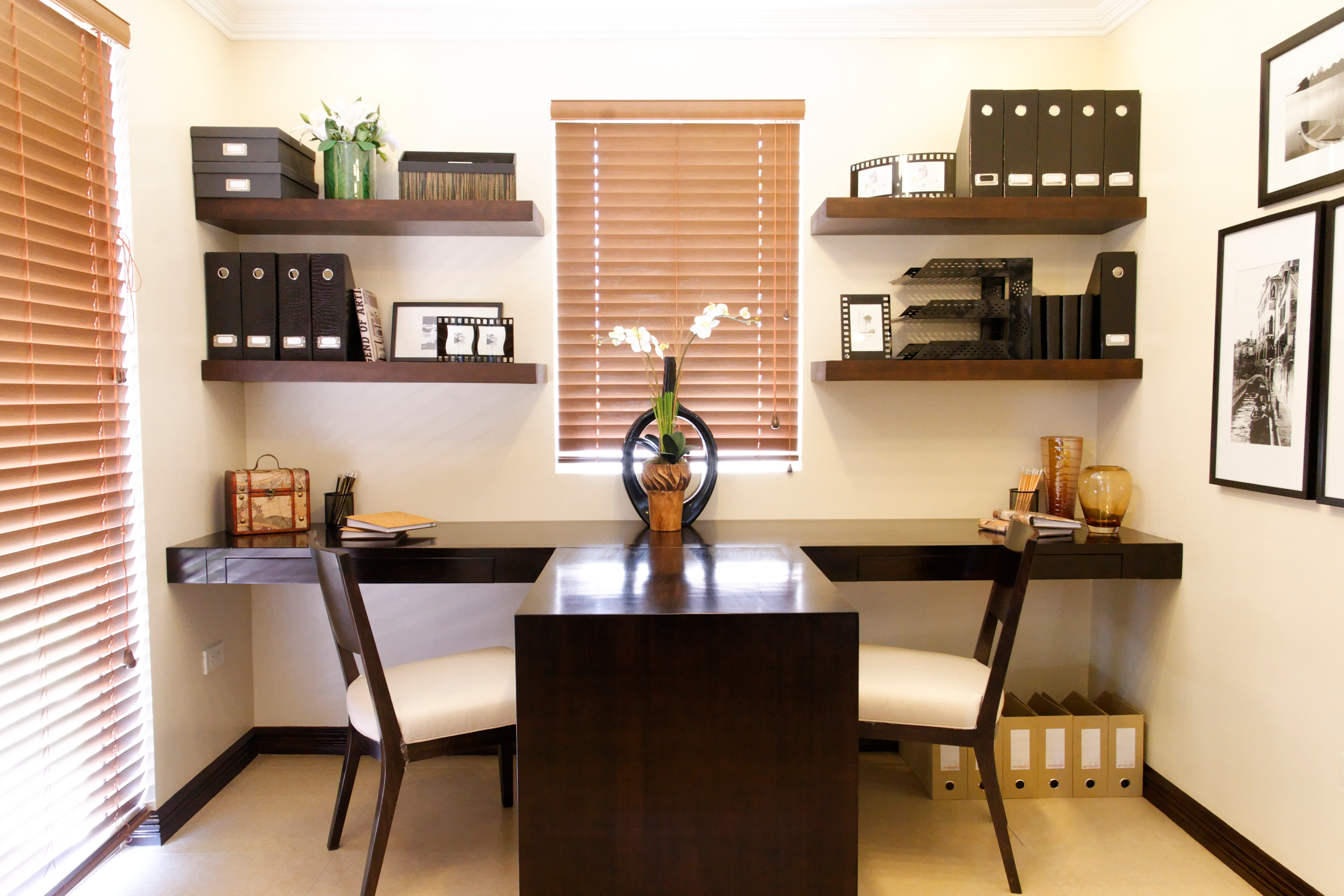 Home Office Inside The Leandro Luxury Home