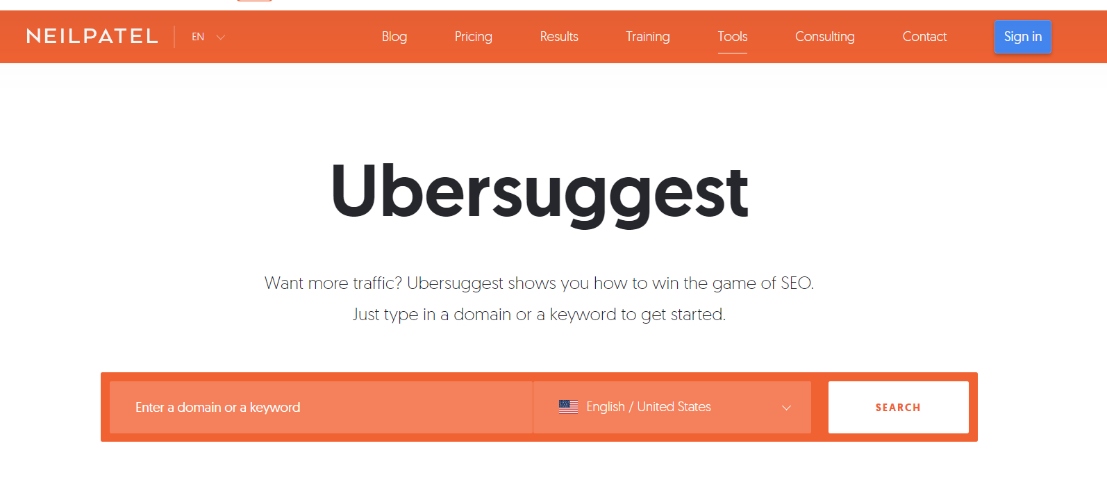 Ubersuggest