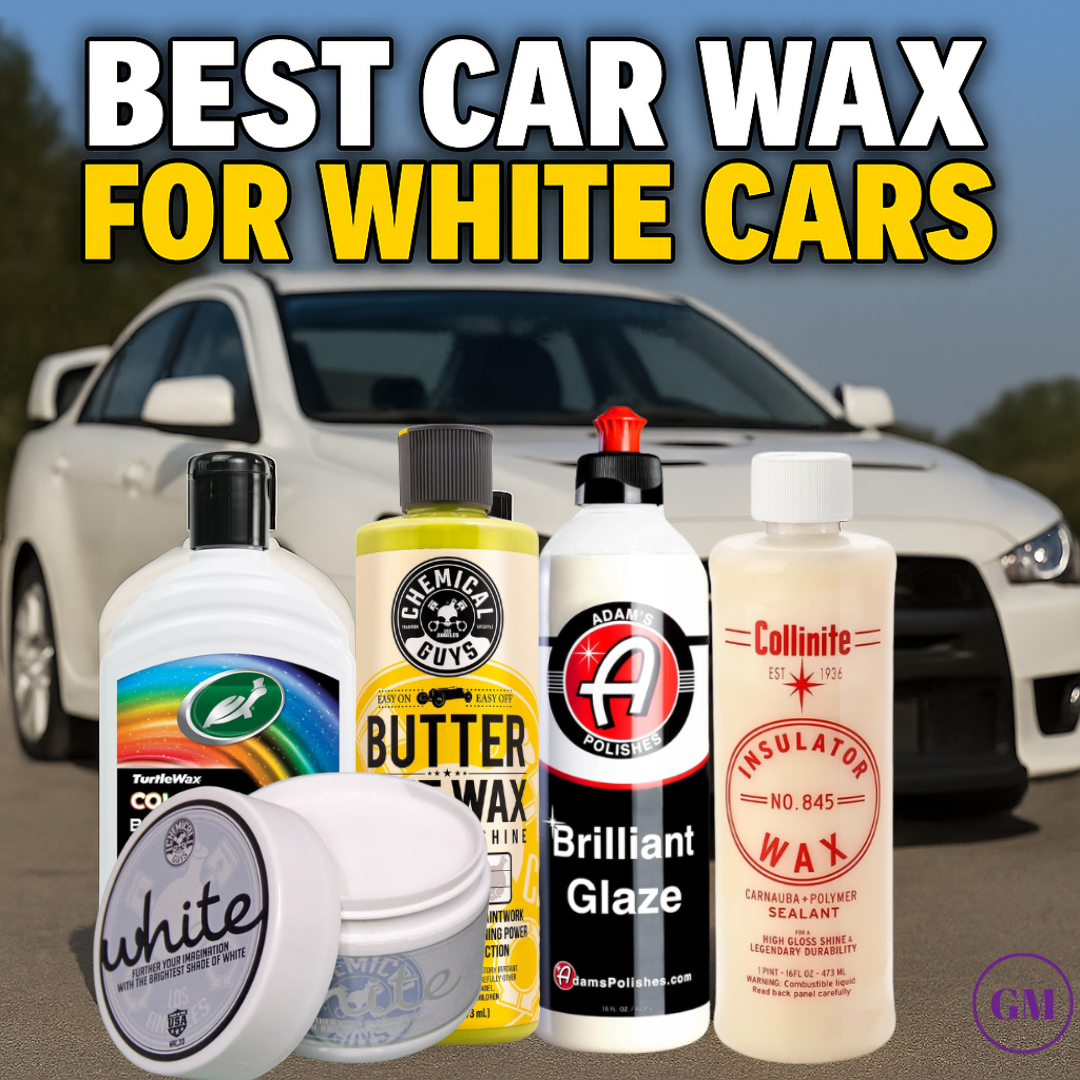 Best Car Wax For White Cars or light colored cars for durability.