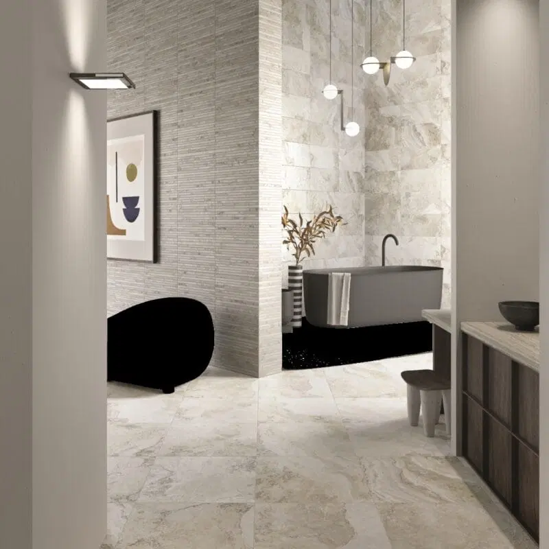 Edimax Bloom 3D Shaped Technology 120x60cm tiles.