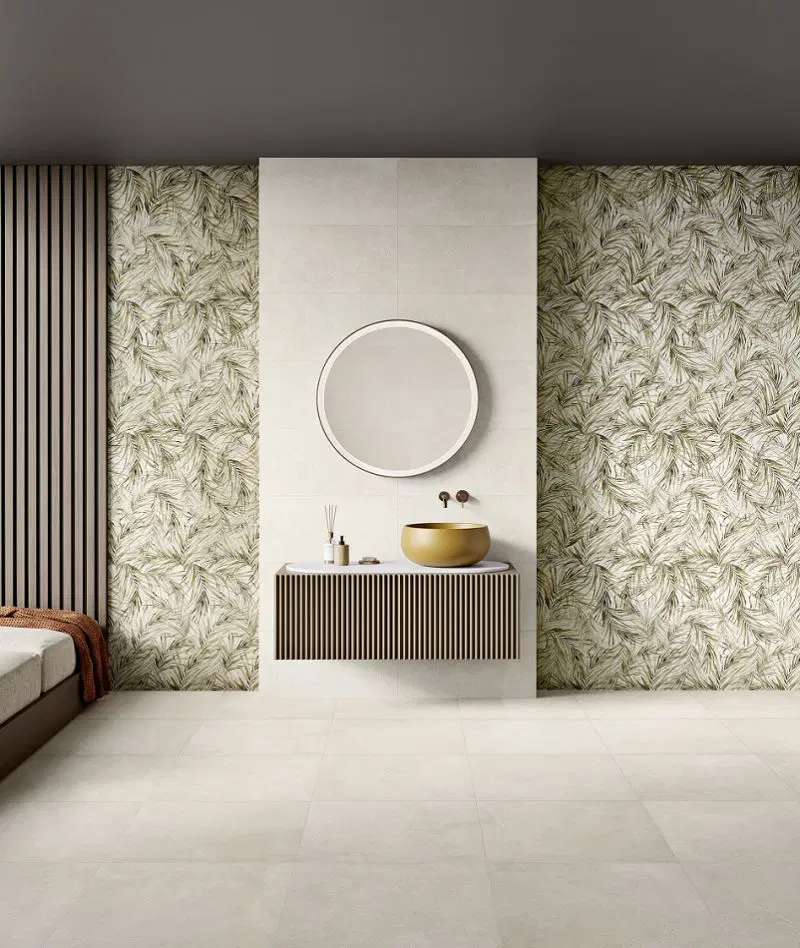 Sense Garden Pattern Matt Wall Tile 70×35