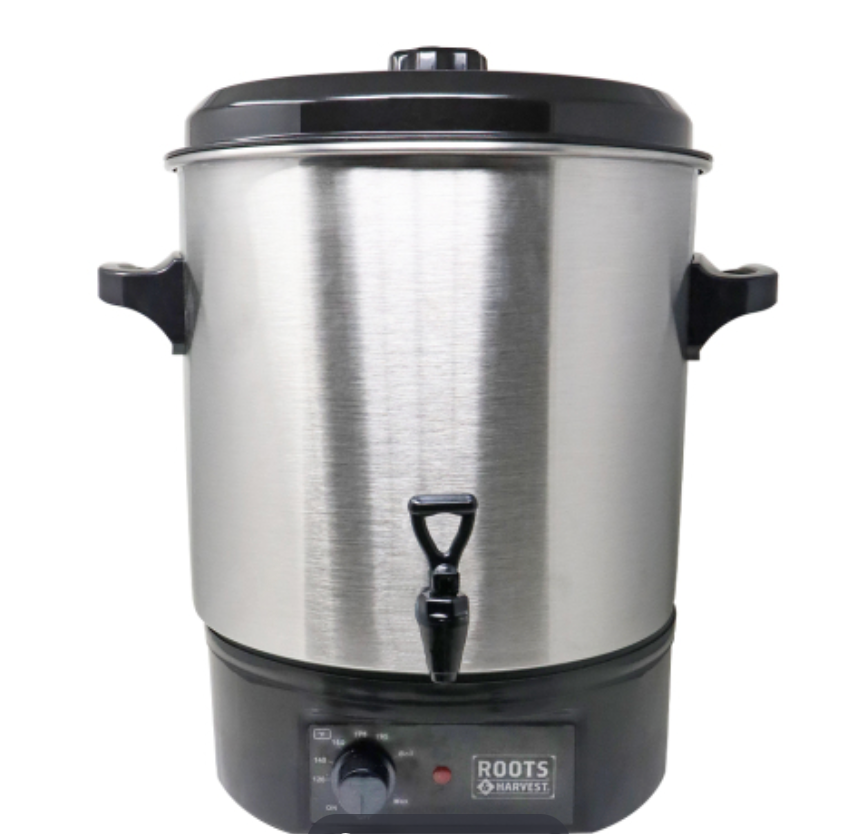 This Electric Bath Canner is made from Roots and Harvest and retails for $159.99