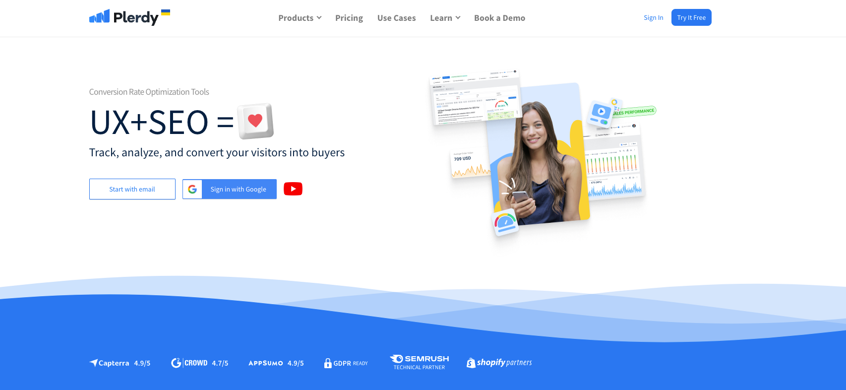 Plerdy - best SEO automation software