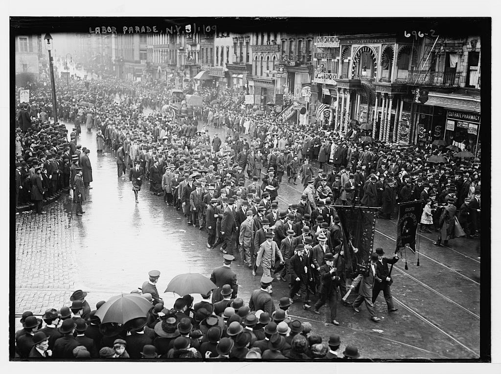 Th first Labor Day Parade, held in 1882 in New York City. 