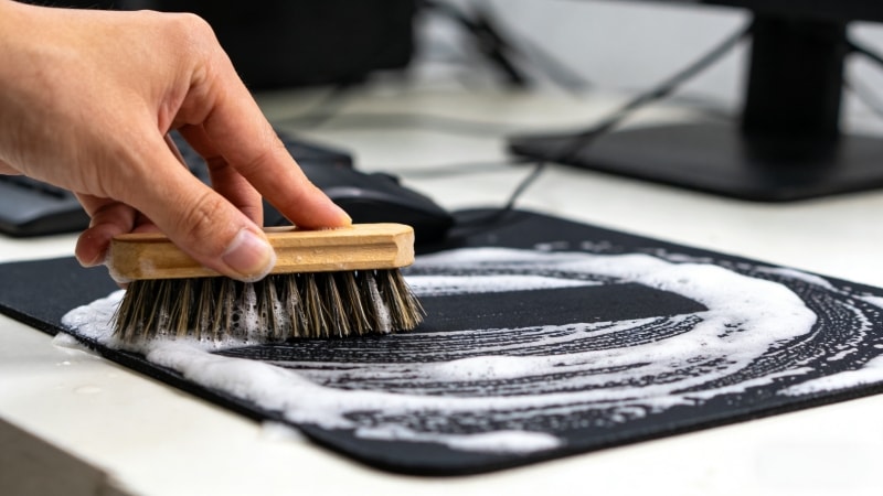 How to Clean a Mouse Pad by Hand