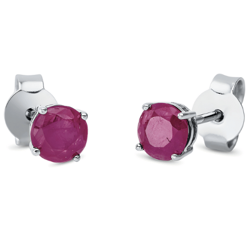 Auksiniai auskarai su rubinais – aistros ir prabangos derinys - fashiongold.lt