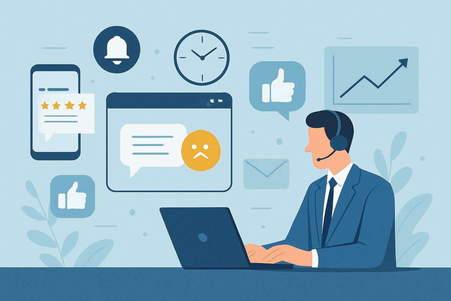 Review monitoring with support agent, alerts, and performance analytics.