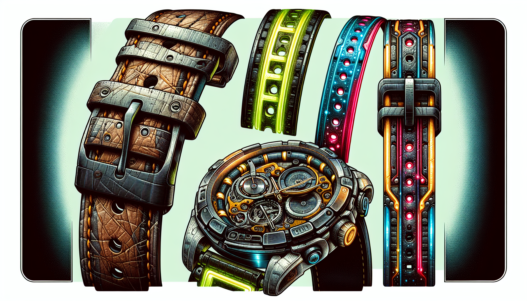 Different types of watch bands