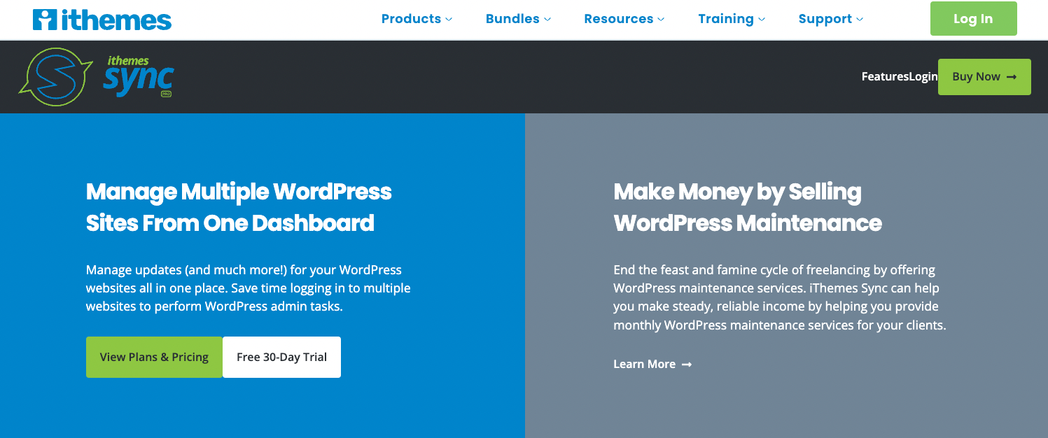 With Multiple WordPress installations, iThemes Sync will help you in managing multiple sites.