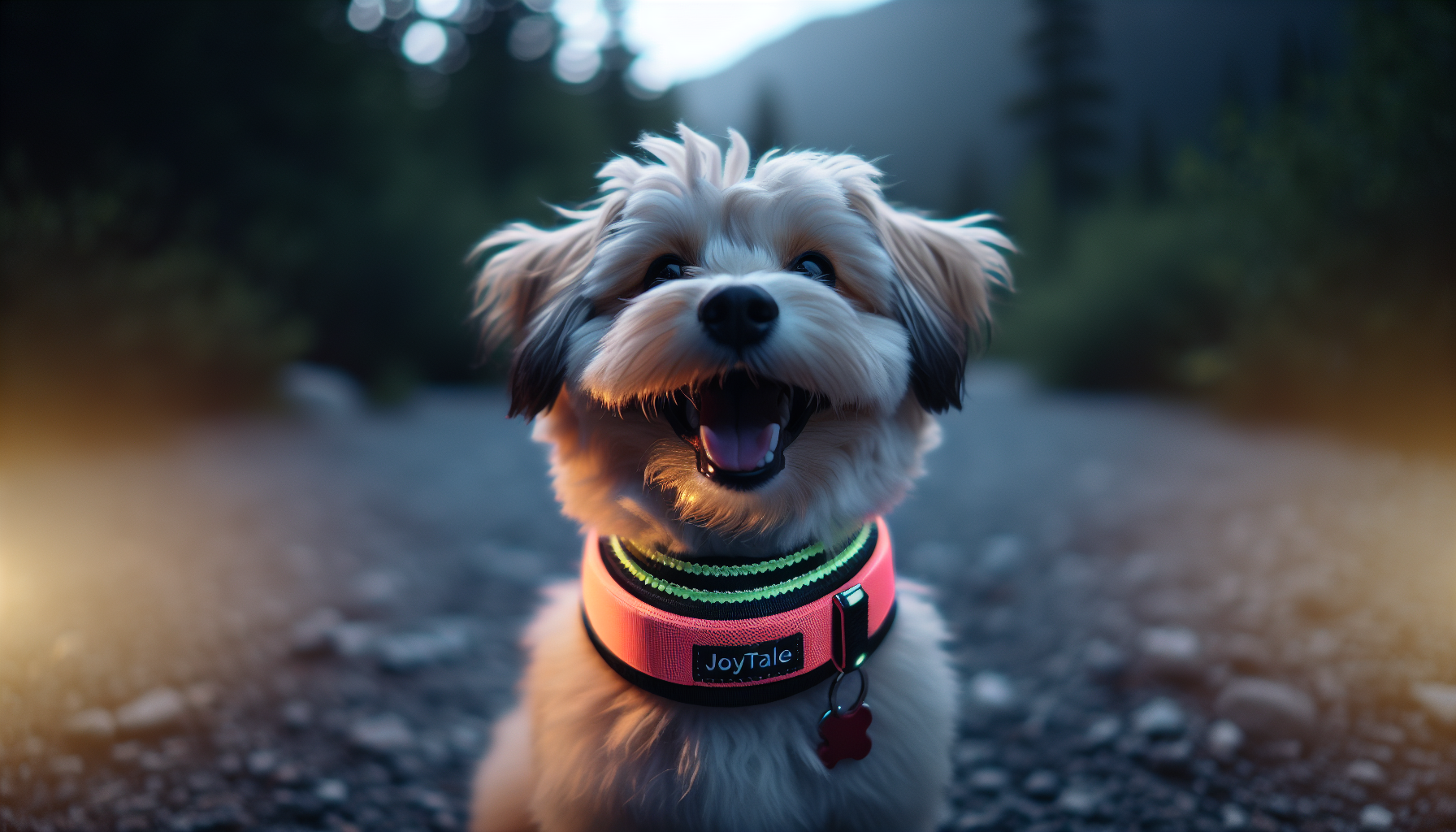 Joytale Reflective Dog Collar with soft neoprene padding and adjustable fit