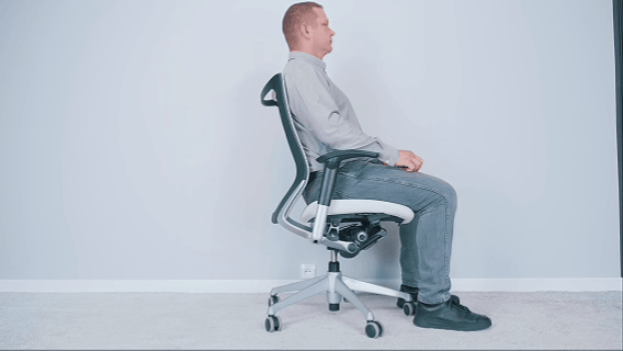 Recenzja Okamura CP Baron – ergonomiczny fotel biurowy klasy premium 7 System Ankle-Tilt. Źródło: Brastech