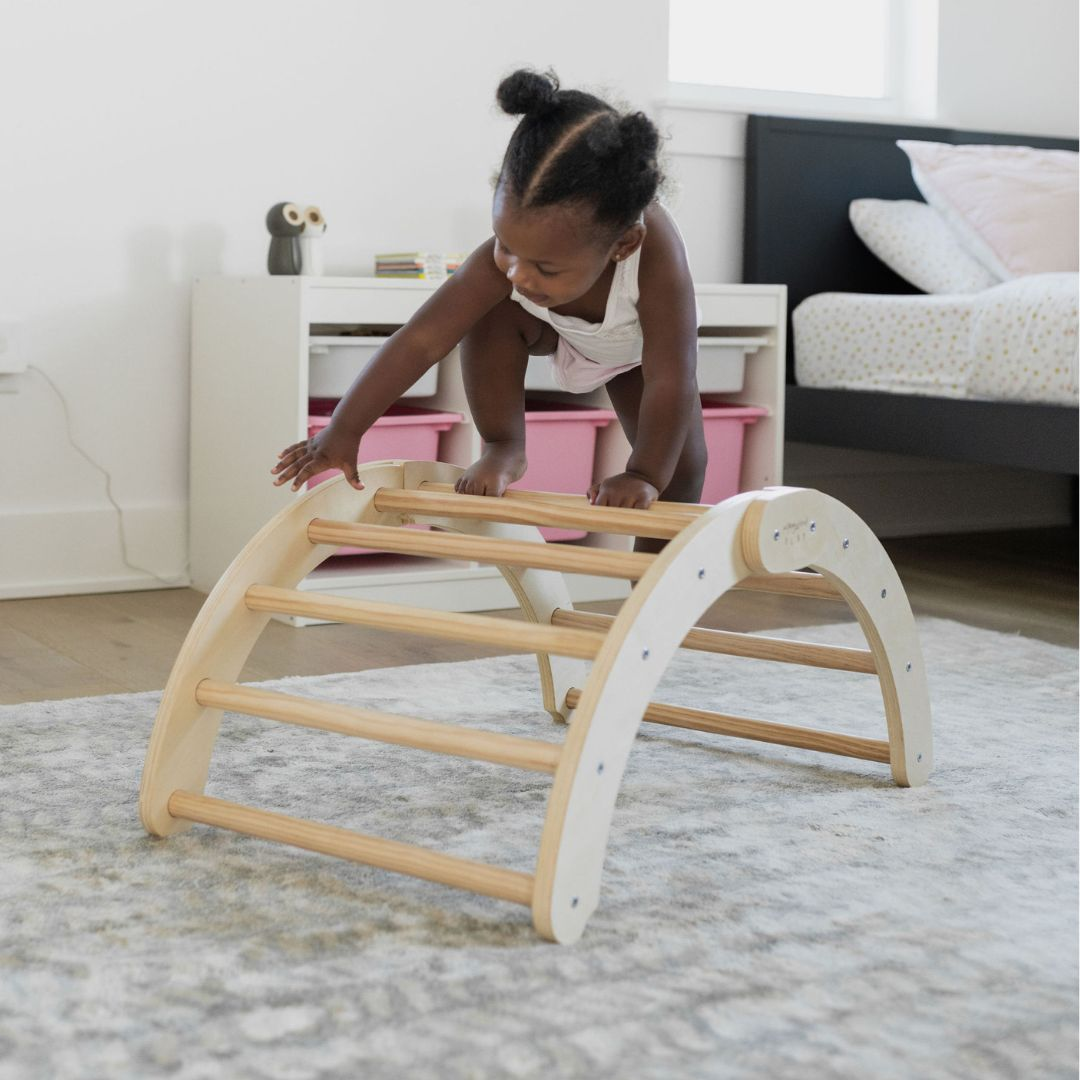 6 Ways to Use Your Montessori Climber Arch You May Not Have Thought Of