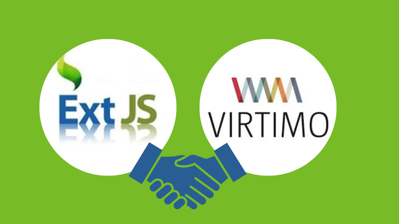 Virtimo collaboration with ext js javascript framework for web development