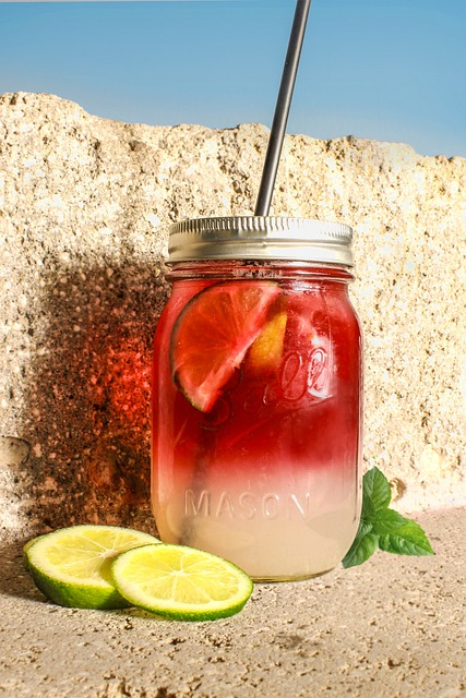 A refreshing pitcher of Non-Alcoholic Sangria, perfect for baby shower catering ideas