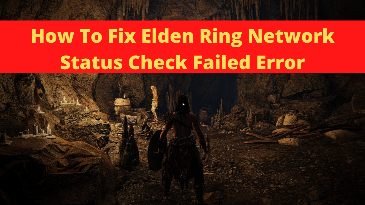 Fixing the Elden Ring network status check failed problem on Steam