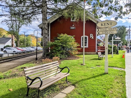 Old train station in downtown Kent