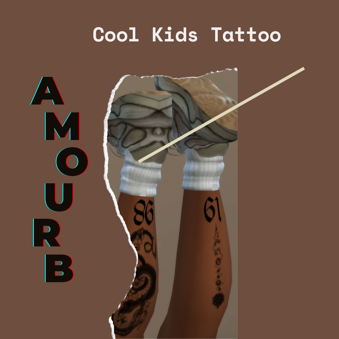 Cool Kids Calf Tattoo