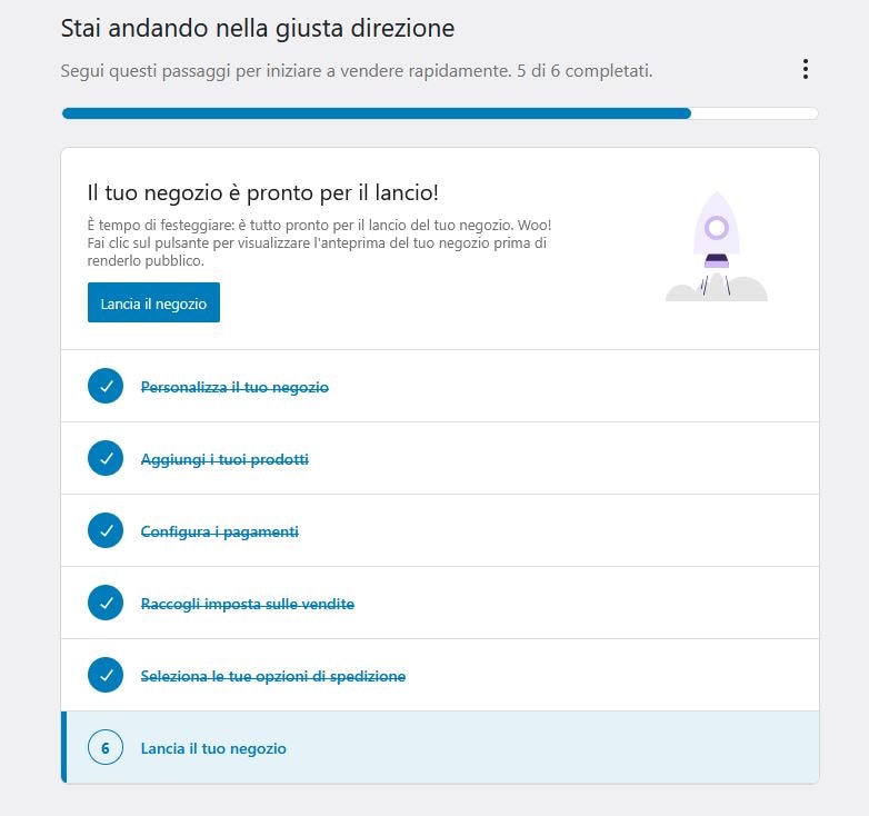 Lancio del sito