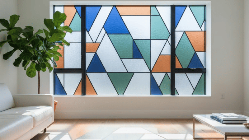 Decorated films using vivid colors or designs are used to convey character and imagination. 