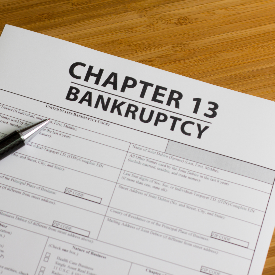 Filing for Bankruptcy Chapter 13.