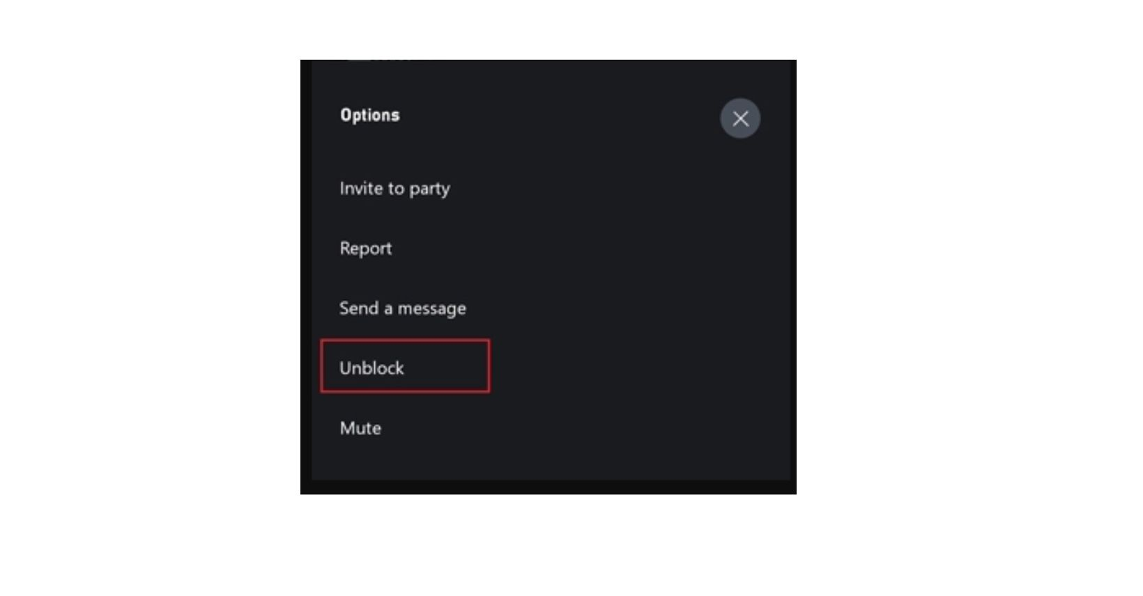 how to unblock someone on xbox, message requests, join party chat, drop down menu, unblock tab, modem router, unblock communications, select block, multiplayer game, friends list